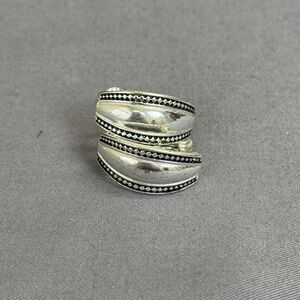 Vintage Napier Earrings Silver Tone Huggie Hoop Clip On Womens Statement Jewelry